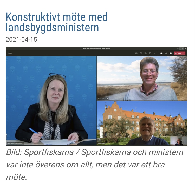 Nyhet: Konstruktivt möte med landsbygdsministern
