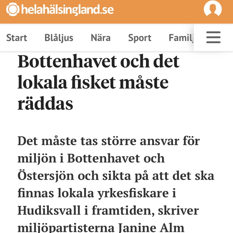 Hela Hälsingland: Bottenhavet och det lokala fisket måste räddas