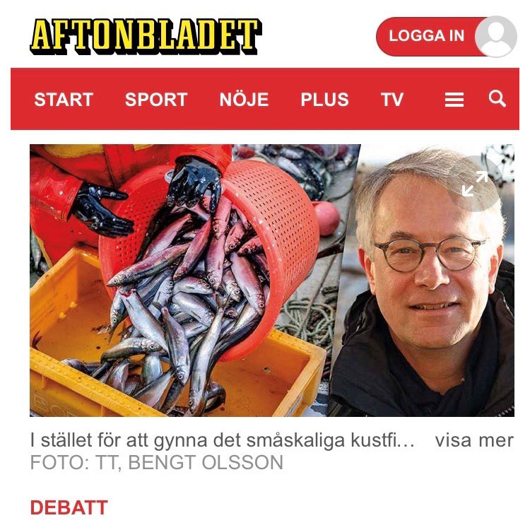 Aftonbladet debatt: Rädda strömmingen innan det är försent